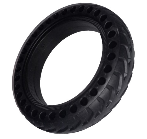 Pneu noir plein anti - , crevaison